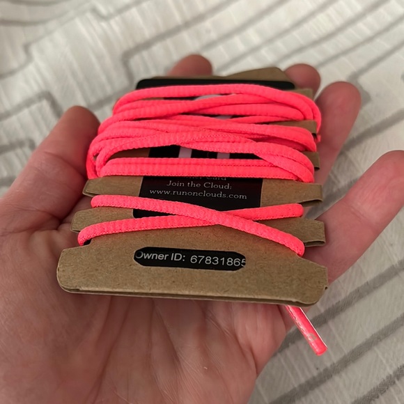 On Running Shoes New On Clouds Shoelaces Laces Unisex Hot Pink